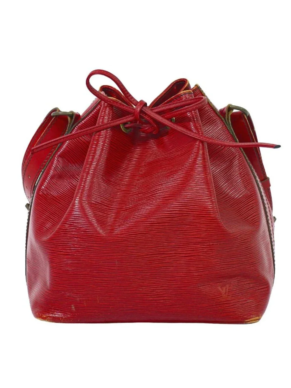 Louis Vuitton LV Petit Noe Epi Leather Shoulder Bag